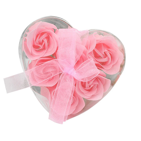 Athena Heart-shaped Gift Box Soap Flower Box For Hand Packaging Flower Wedding Valentines Handmade Gift