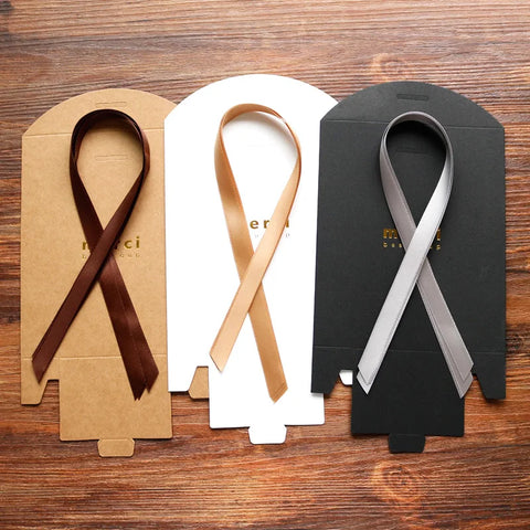 5pcs Black White Merci Candy Bag French Thank You Kraft Paper Gift Packaging Box