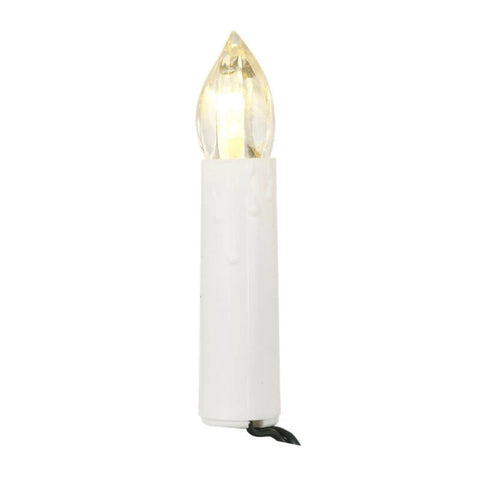 20Pcs String Lights On Candle Christmas Tree Hanging Warm White LED Clip Indoor Happy Birthday Wedding Fairy Creative Decoration