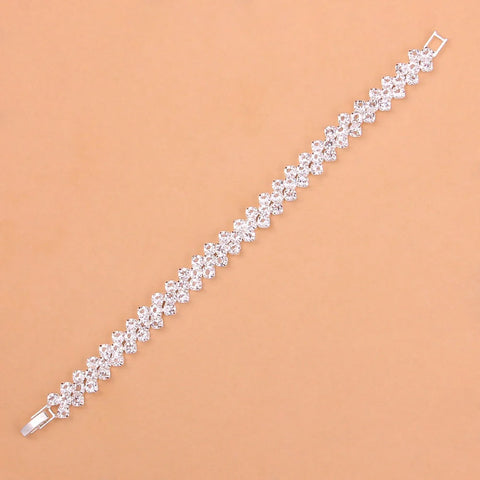 Multi Layer Rhinestone Bracelet Bangles