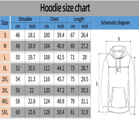 Men'S Dark Gothic Hoodie - Red Pullover Sweatshirt with Front & Back Graphic Prints, Regular Fit Hooded Sweatshirt for Everyday