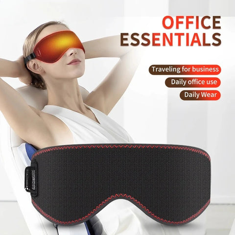 Heated Eye Mask – 3-Level Warm Compress for Relaxation & Sleep