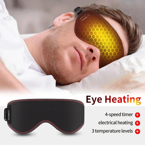 Heated Eye Mask – 3-Level Warm Compress for Relaxation & Sleep