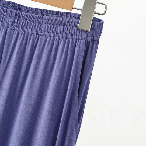 Women’s Modal Wide-Leg Pants – Loose Fit Lounge Trousers