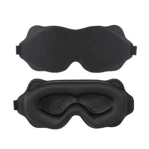 3D Memory Foam Sleep Mask – Light Blocking & Travel Eye Cover