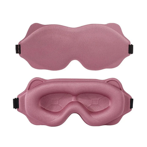 3D Memory Foam Sleep Mask – Light Blocking & Travel Eye Cover