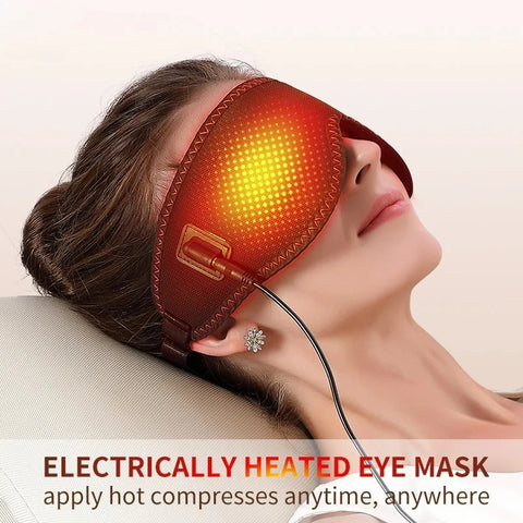 Heated Eye Mask – 3-Level Warm Compress for Relaxation & Sleep