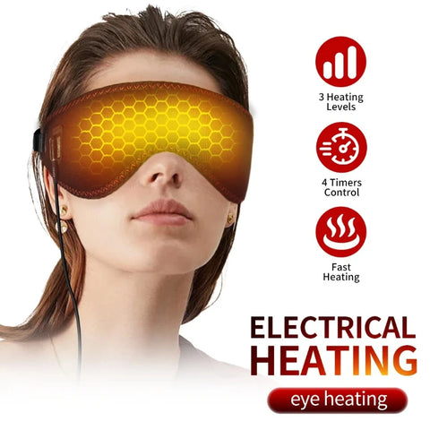 Heated Eye Mask – 3-Level Warm Compress for Relaxation & Sleep