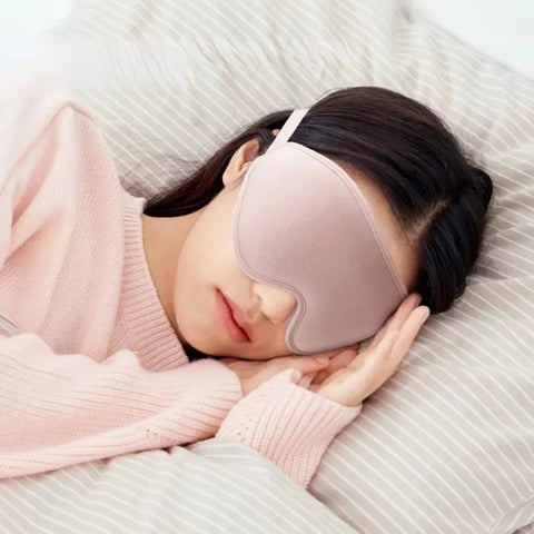 3D Memory Foam Sleep Mask – Light Blocking Eye Cover