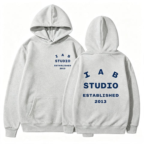 2026 Hip‑Hop Streetwear Men Pullover Hoodie Front & Back Letter Pattern Print Hooded Sweatshirt Loose Fit Casual Daily Male Tops