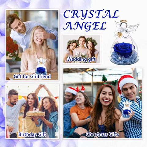 Artificial Flowerred Roses Angel Gifts Romantic Love Gifts for Valentines Day