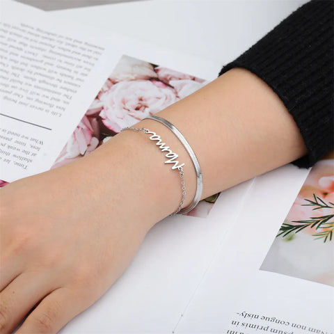 Double Layers Charms Bracelet Mother's Day Gifts