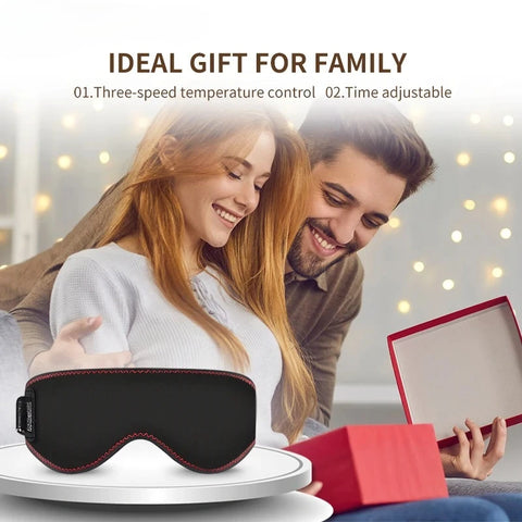 Heated Eye Mask – 3-Level Warm Compress for Relaxation & Sleep