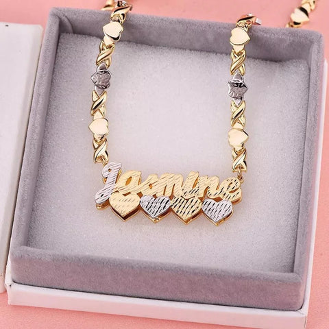 Personalized Custom Gold Plated Name Necklace