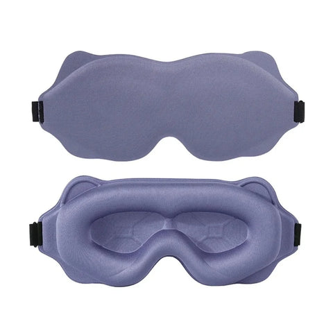 3D Memory Foam Sleep Mask – Light Blocking & Travel Eye Cover