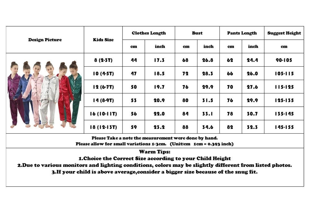 Christmas Pajamas for Boys Girls Red Green Gold Pijamas 2-13 Years Kids Sleepwear Children Satin Pyajams Toddler Silky Nightwear
