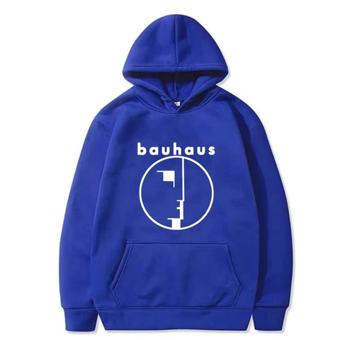 Men's Hoodie Bauhaus Post Punk Goth Rock Crew Neck Graphic Printed Sweatshirt Fashion Casual Plus Size Women Pullover Hoody