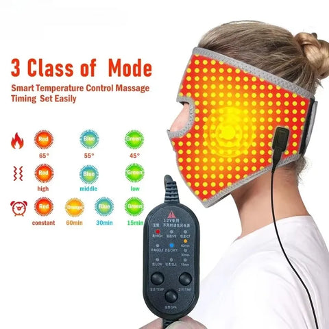 Heated Eye Mask – 3-Level Warm Compress for Relaxation & Sleep
