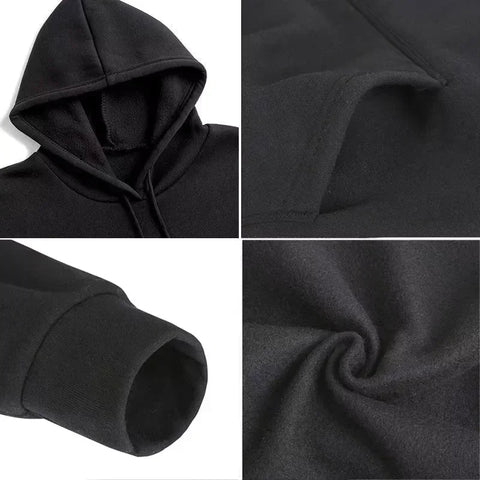 Men's Hoodie Bauhaus Post Punk Goth Rock Crew Neck Graphic Printed Sweatshirt Fashion Casual Plus Size Women Pullover Hoody