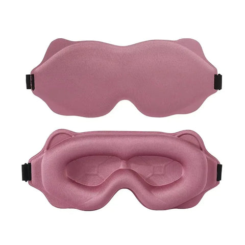 3D Memory Foam Sleep Mask – Light Blocking Eye Cover