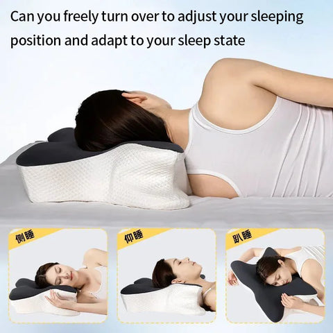 Cooling Memory Foam Pillow – Ergonomic Neck Support