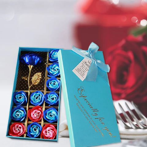 Simulation Rose Flower With Soap Flower Wedding Decoration Creative Gift Christmas Decoration Valentine's Day Gift
