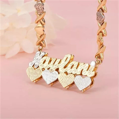 Personalized Custom Gold Plated Name Necklace