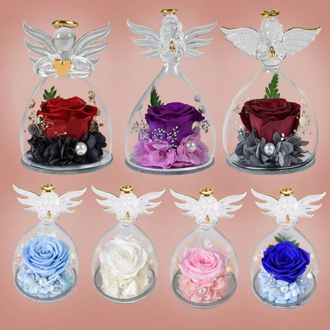 Artificial Flowerred Roses Angel Gifts Romantic Love Gifts for Valentines Day