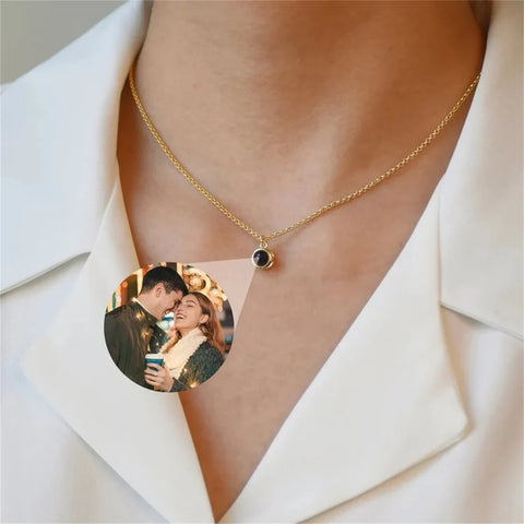 Personalized Photos Projection Necklace