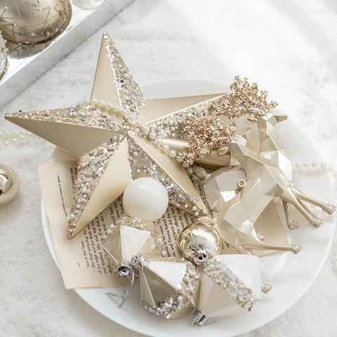 1-24pcs Christmas Decorations Xmas Tree Hanging Decor Ball Baubles Pendants Christmas Home Party Ornaments Festive Party Supplie