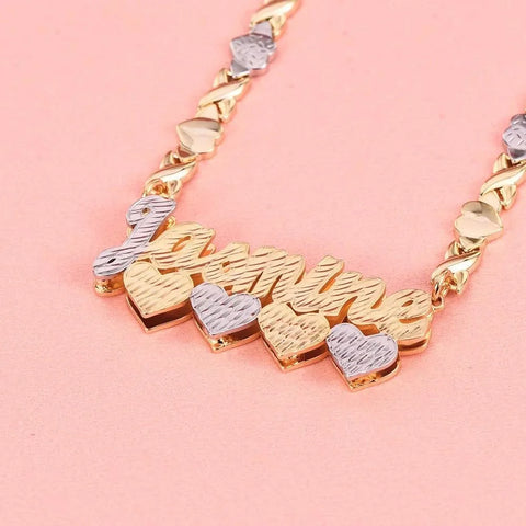 Personalized Custom Gold Plated Name Necklace
