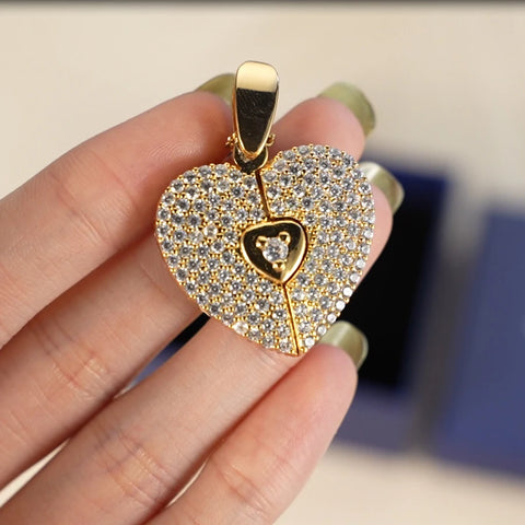 Personalized Heart Photo Locket Necklace