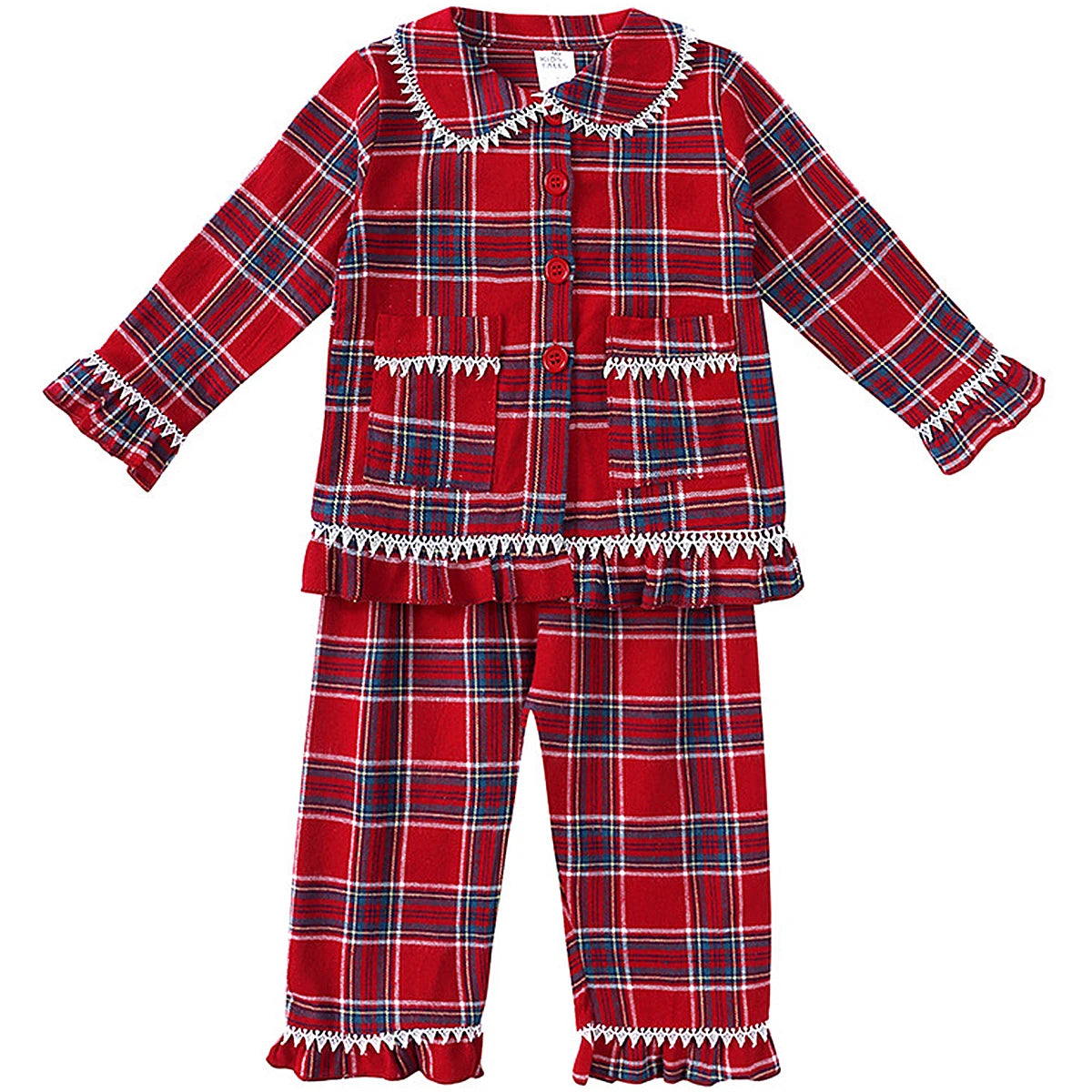 Christmas Pyjamas Kids Boys Girls Velvet Pajamas Infant Xmas Pjs Toddler New Year Party Gift Pijamas Green Red Nightwear