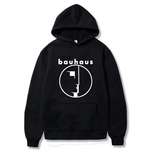 Men's Hoodie Bauhaus Post Punk Goth Rock Crew Neck Graphic Printed Sweatshirt Fashion Casual Plus Size Women Pullover Hoody