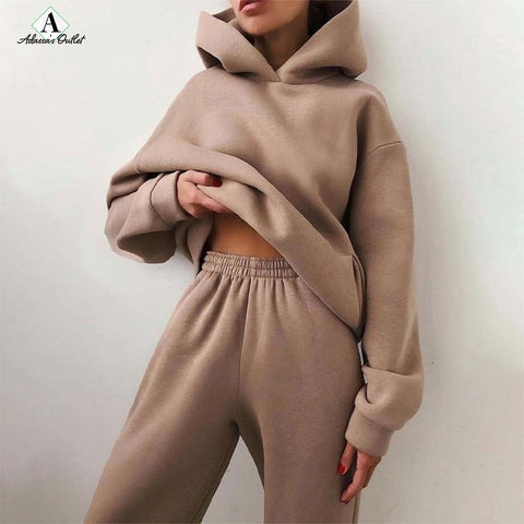 Women Hoodie Sweatshirts And Long Pant