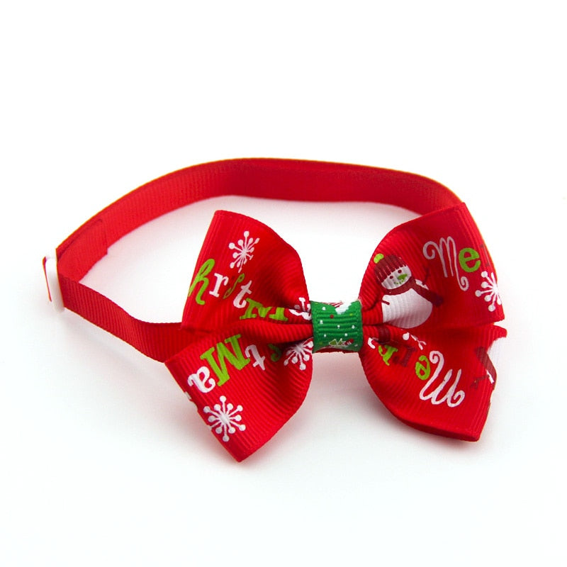 Christmas Pet Bow Tie