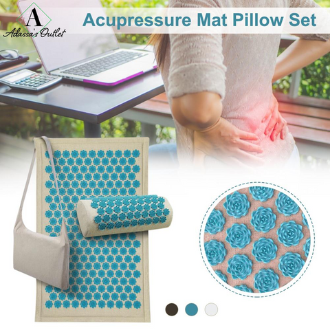 Acupressure Mat Set Back Body Massage Mat with Pillow