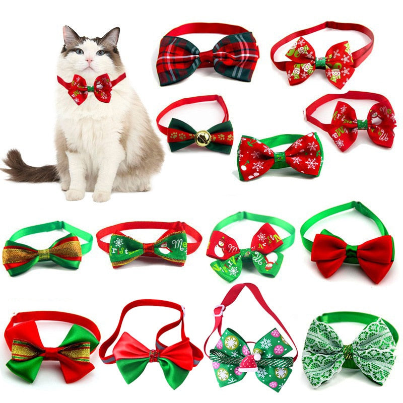 Christmas Pet Bow Tie