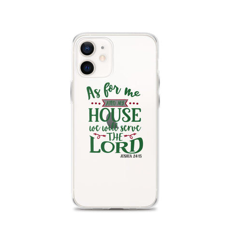 As For Me And My House iPhone Case