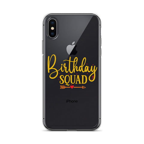 Birthday Squad iPhone Case