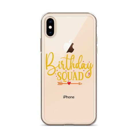 Birthday Squad iPhone Case