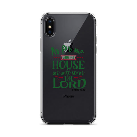 As For Me And My House iPhone Case