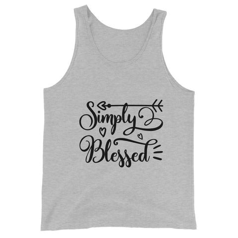 Simply Blessed Unisex Tank Tops