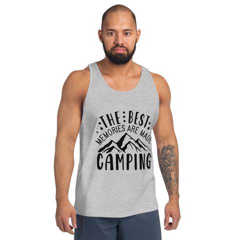 The Best Memories Are Made Camping Unisex Tank Tops