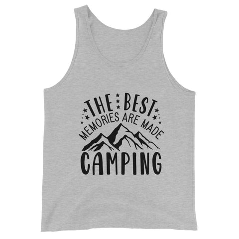 The Best Memories Are Made Camping Unisex Tank Tops
