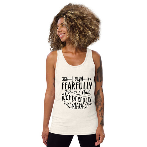 Im Fearfully And Wonderfully Made Unisex Tank Tops