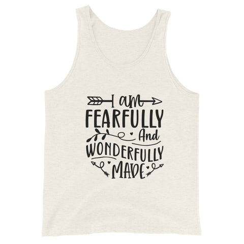 Im Fearfully And Wonderfully Made Unisex Tank Tops