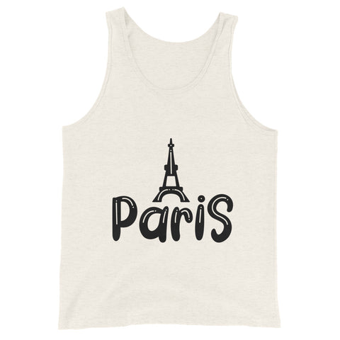 Paris Unisex Tank Tops