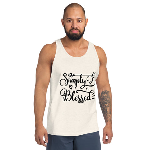 Simply Blessed Unisex Tank Tops