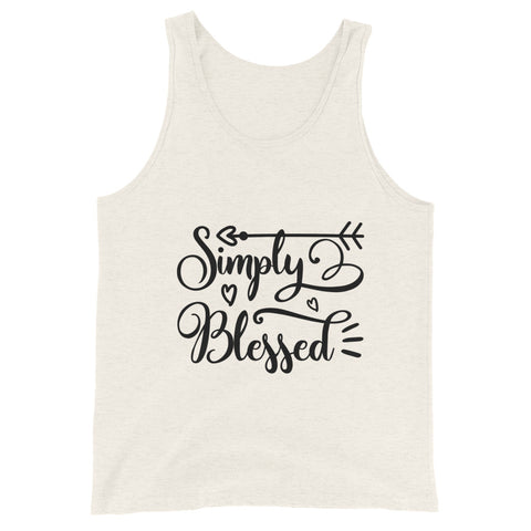 Simply Blessed Unisex Tank Tops